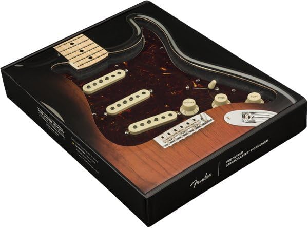 Fender Prewired Pickguard Strat TexMex shell 0992343500 Rot Tex Mex, Rot Tex Mex