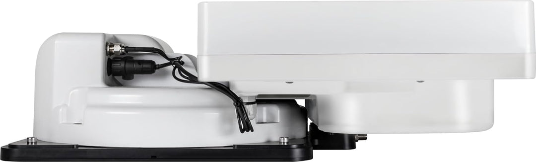 Satmex Flat 2 – Vollautomatische Camping-Antenne (Satelliten-Antenne, für 2 TVs/Receiver, für Carava