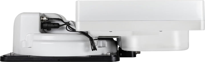 Satmex Flat 2 – Vollautomatische Camping-Antenne (Satelliten-Antenne, für 2 TVs/Receiver, für Carava