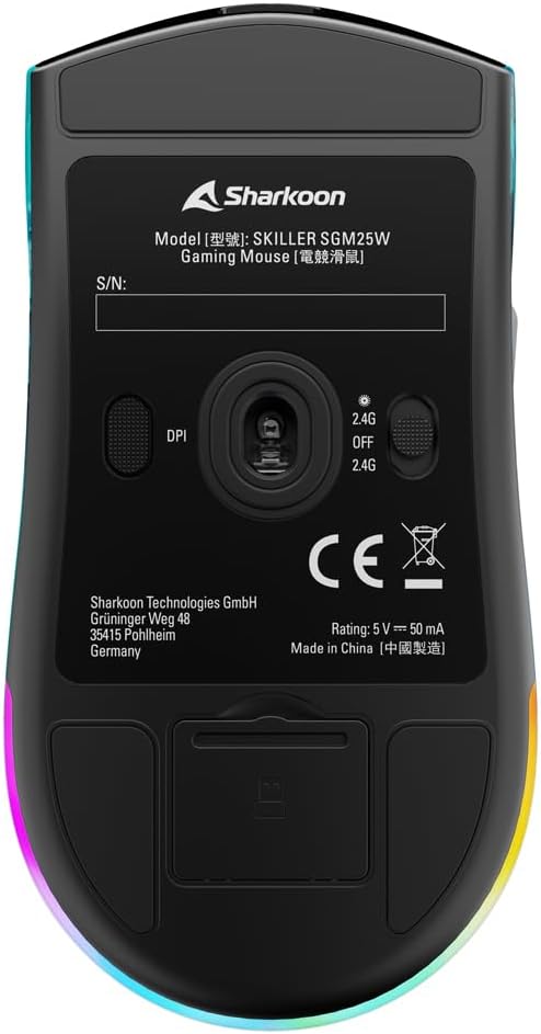 Sharkoon Skiller SGM25W Ocean Gaming Maus