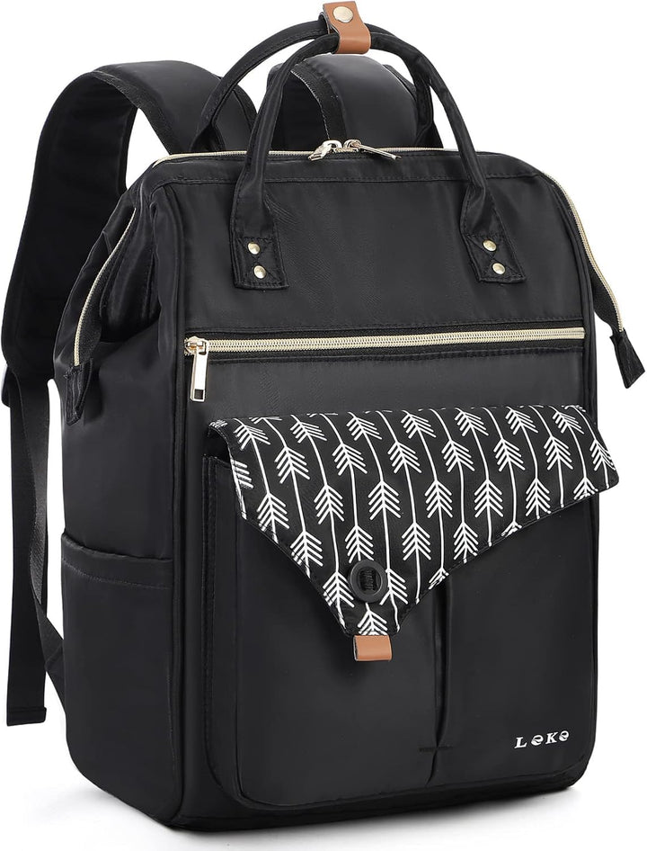 Lekesky Rucksack Damen Rucksack 15,6 Zoll Schulrucksack Daypack mit Anti Diebstahl Tasche für Reisen