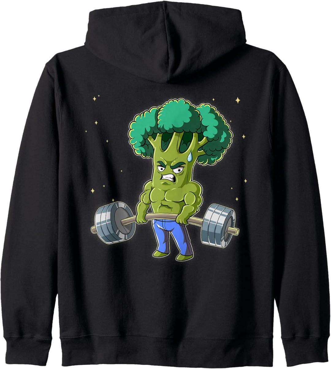 Brokkoli Gym Gewichtstraining Deadlift Kapuzenjacke