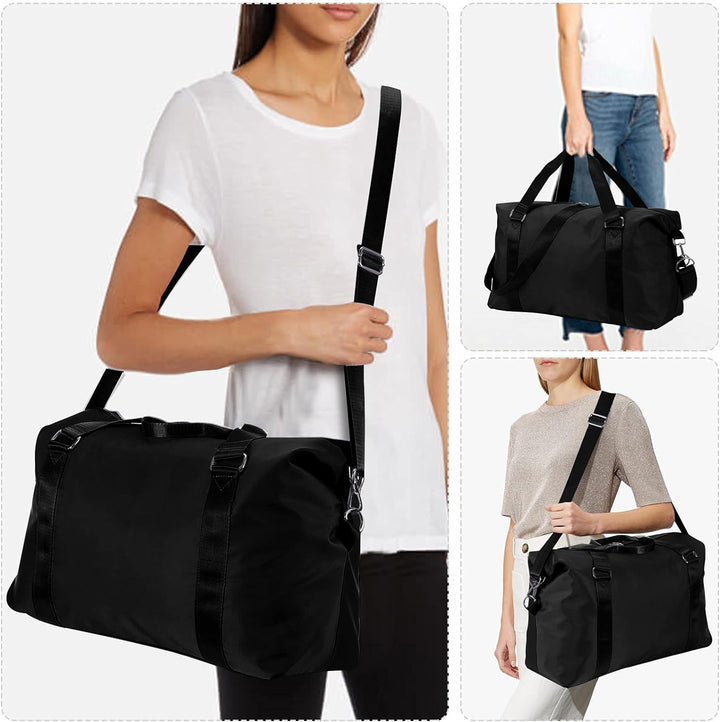 HAWEE Reisetasche Herren Gross Weekender Sporttasche Damen Wasserdicht Gym Bag Leichte Handgepäck Ta