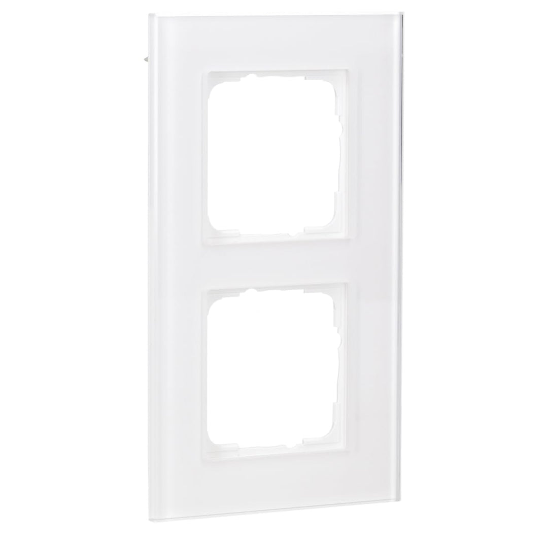 Gira 021212 021212 Rahmen 2-fach Esprit Glas, weiss Single, Single