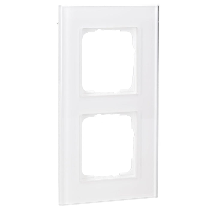 Gira 021212 021212 Rahmen 2-fach Esprit Glas, weiss Single, Single