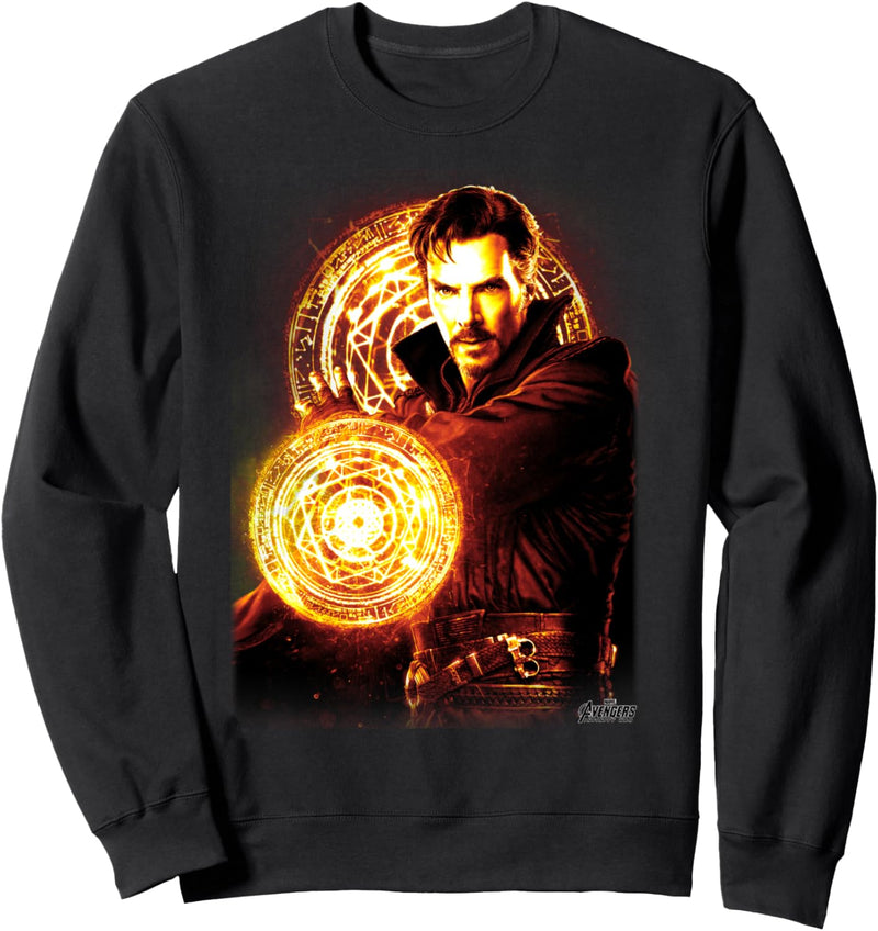 Marvel Infinity War Dr. Strange Fire Symbol Sweatshirt