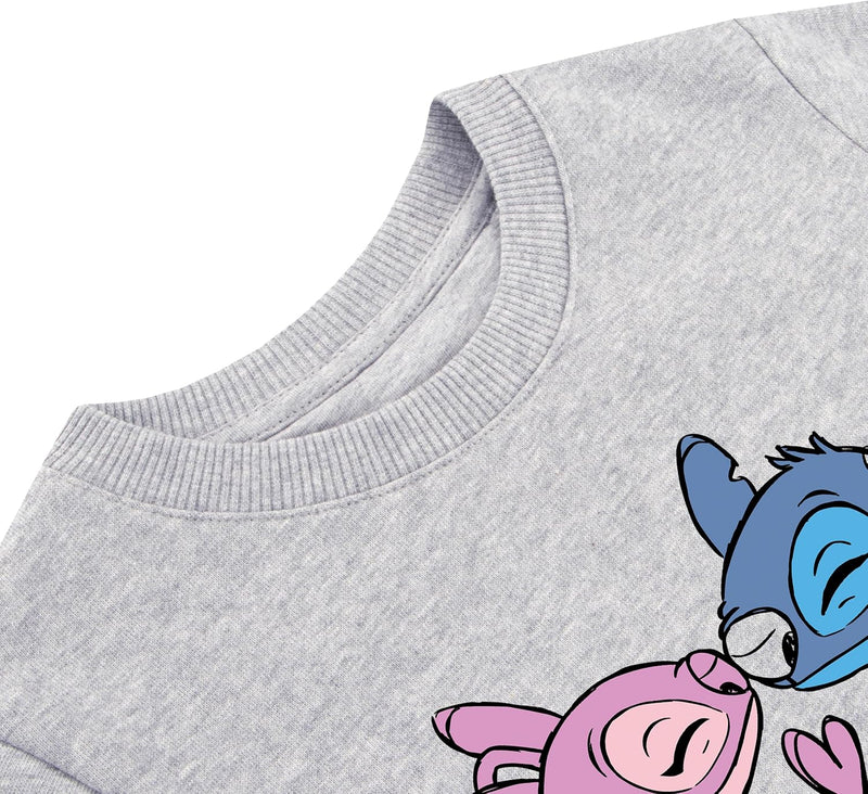 Disney Stitch Pullover Mädchen | Stitch Und Angel Sweatshirt Mädchen | Pullover Für Mädchen 104 Swea