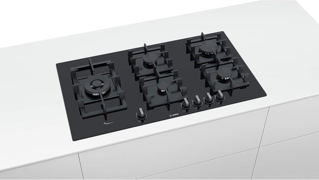 Bosch Serie 6 PPS9A6B90 hob Black Built-in Gas 5 zone(s)