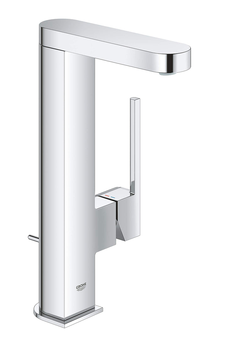 GROHE Plus | Badarmatur- Einhand-Waschtischbatterie | mit Zugstangen- Ablaufgarnitur | chrom | 23851
