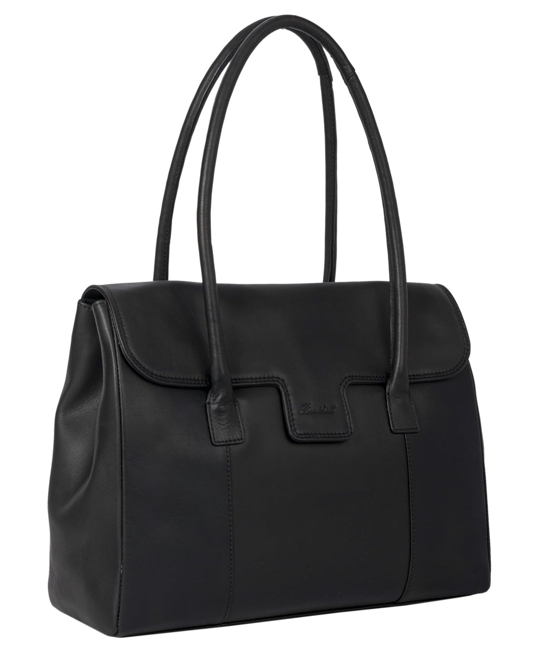 Benthill Damen Handtasche Echt-Leder - Umhängetasche aus weichem hochwertigem Echtleder - Vintage Fa