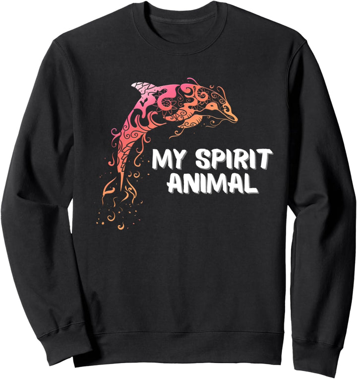 Delphin Mandala Ozeanologen Delfin Geschenk Sweatshirt