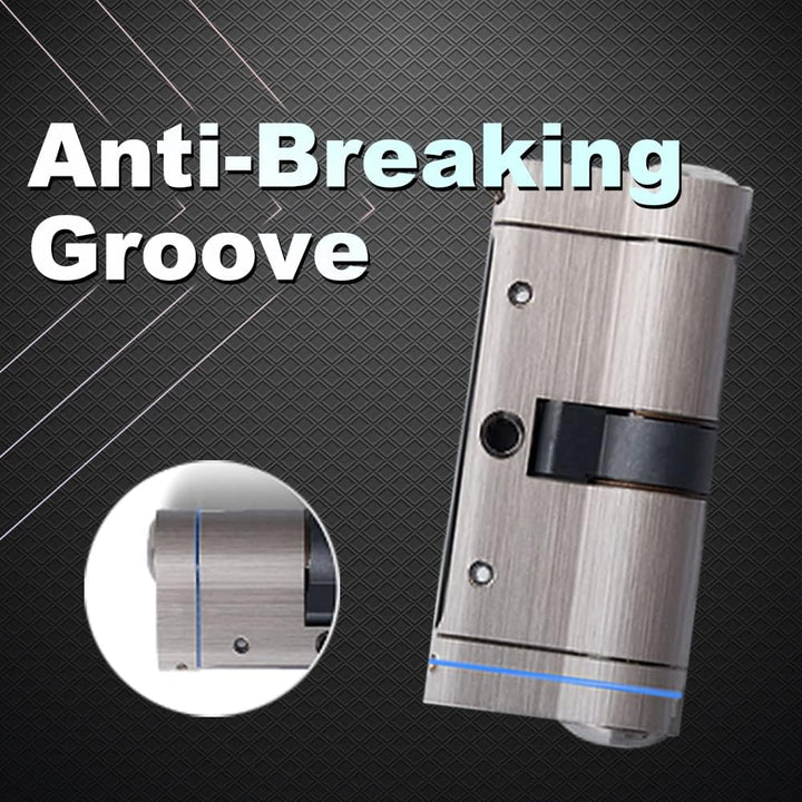 Schliesszylinder Grösse 45 45 mm Anti-Break Doppelöffner Einsteck Zylinderschloss,5 Hauptschlüssel u