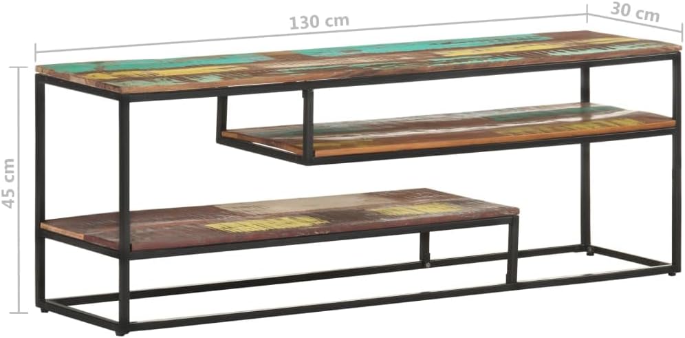 vidaXL TV Schrank Industriestil Lowboard Sideboard Fernsehschrank Fernsehtisch TV Möbel Board Tisch