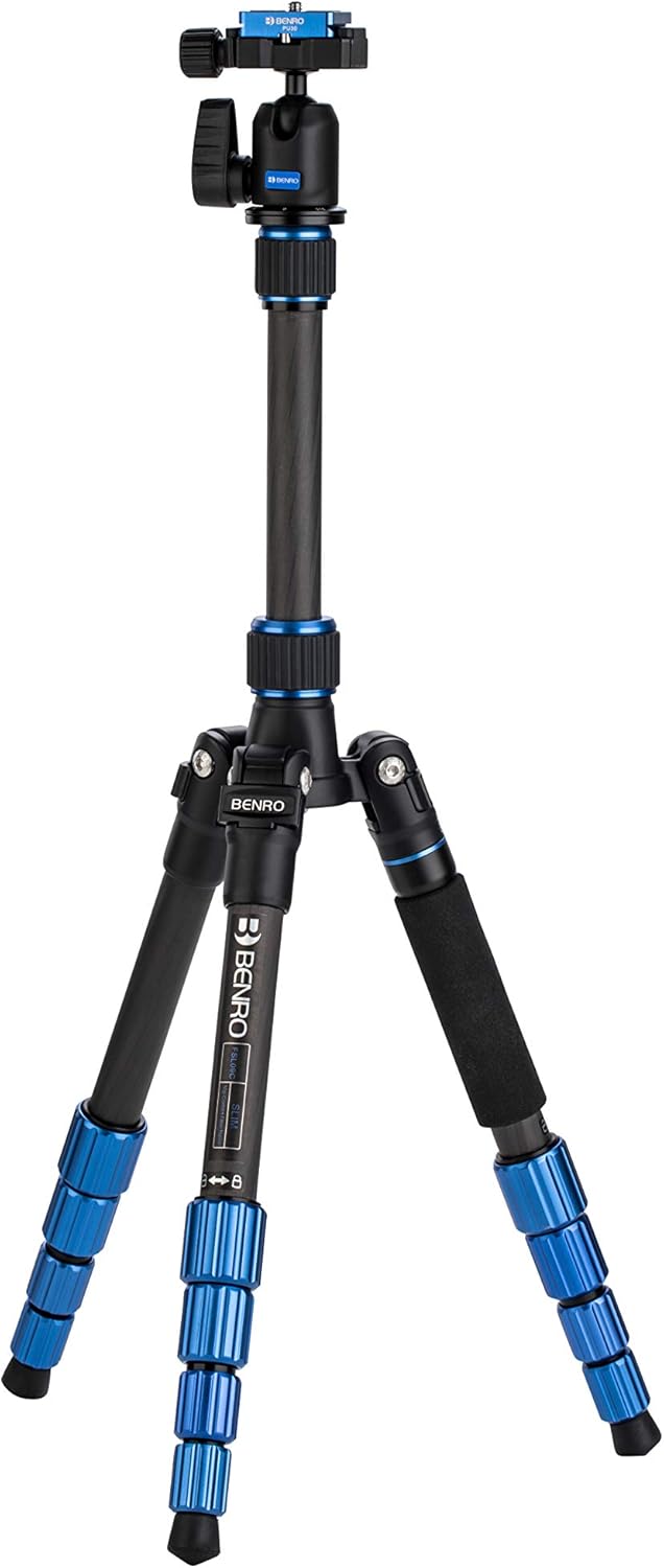 BENRO Kit Trepied Slim Travel Carbone FSL09CN00 + Rotule N00 Kohlefaser, Kohlefaser