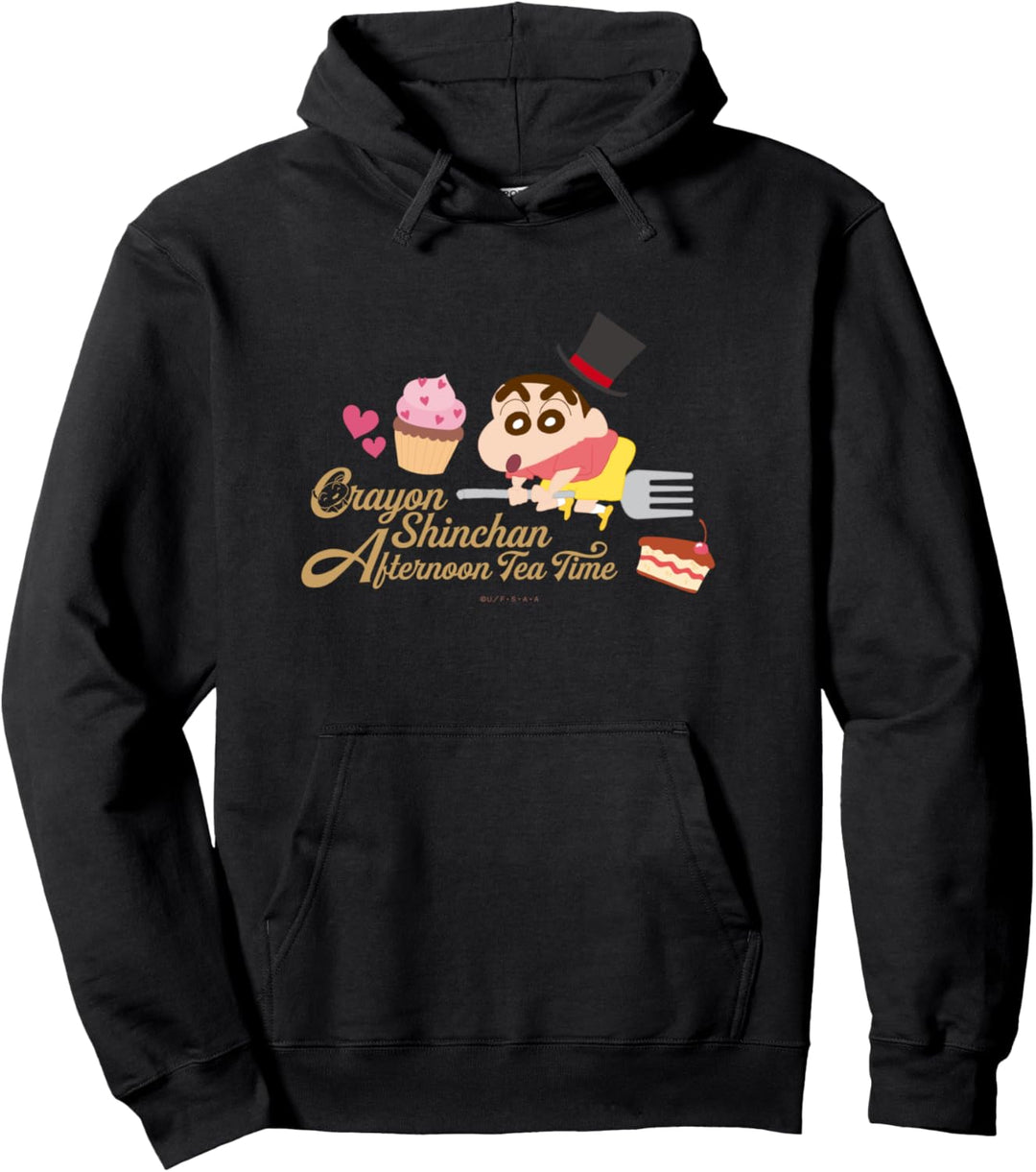 Crayon Shin-chan Magic Hat and Shin-chan's Tea Time Pullover Hoodie