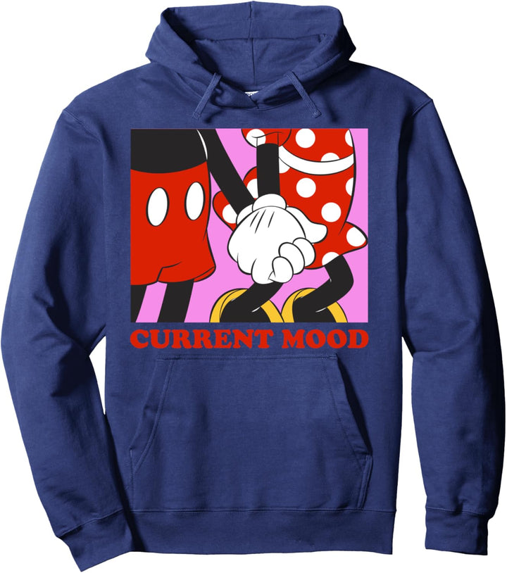 Disney Mickey & Minnie Valentinstag Current Mood Retro Pullover Hoodie