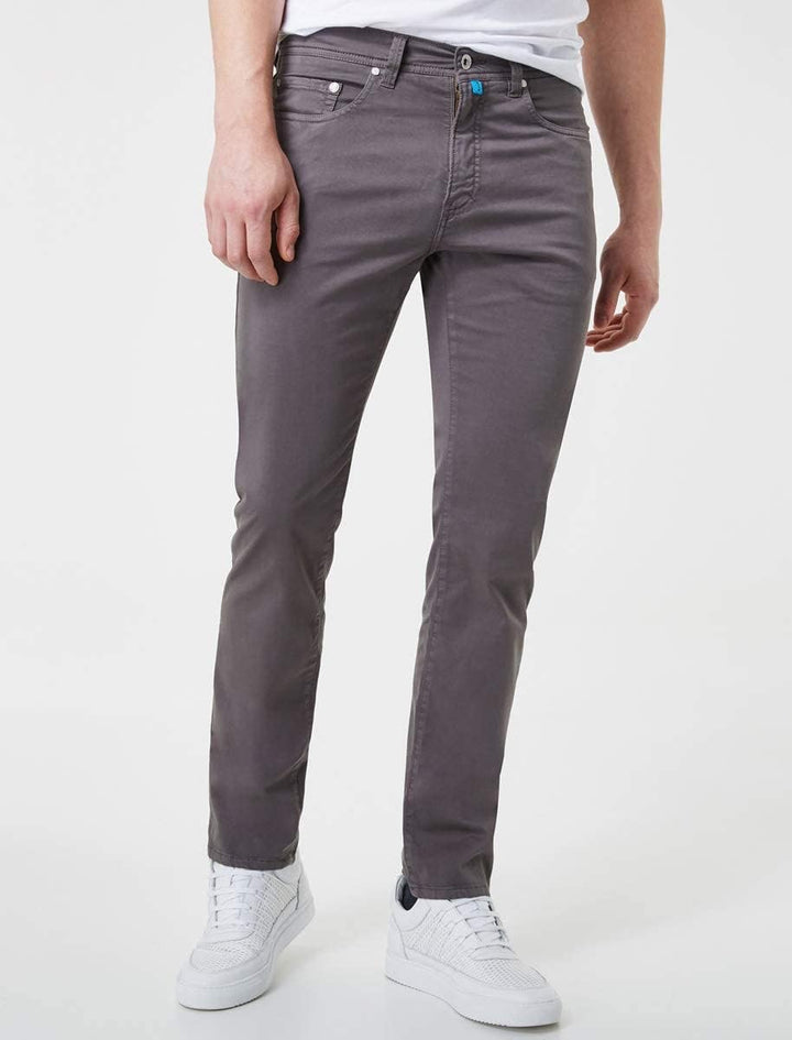Pierre Cardin Herren Lyon Tapered Hose 33W / 36L Grau