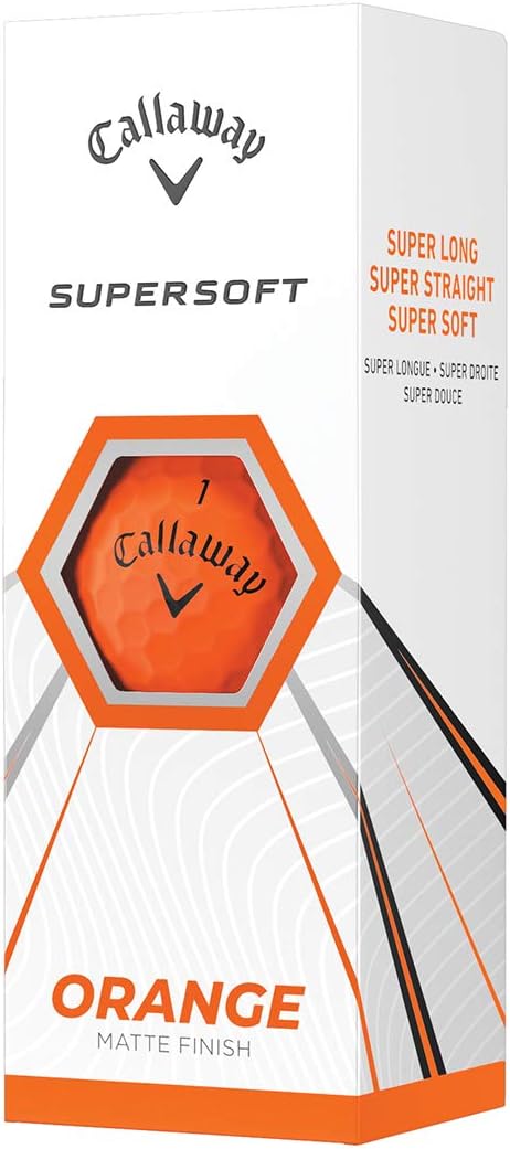 Callaway Golf Supersoft Matt Golfbälle 2021 Supersoft Matt Arancione, Supersoft Matt Arancione