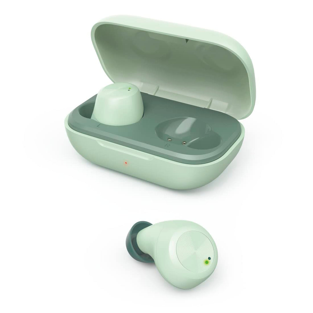 Hama Bluetooth Kopfhörer Spirit Chop IPX4 (True Wireless In Ear Kopfhörer grün, Kopfhörer kabellos,
