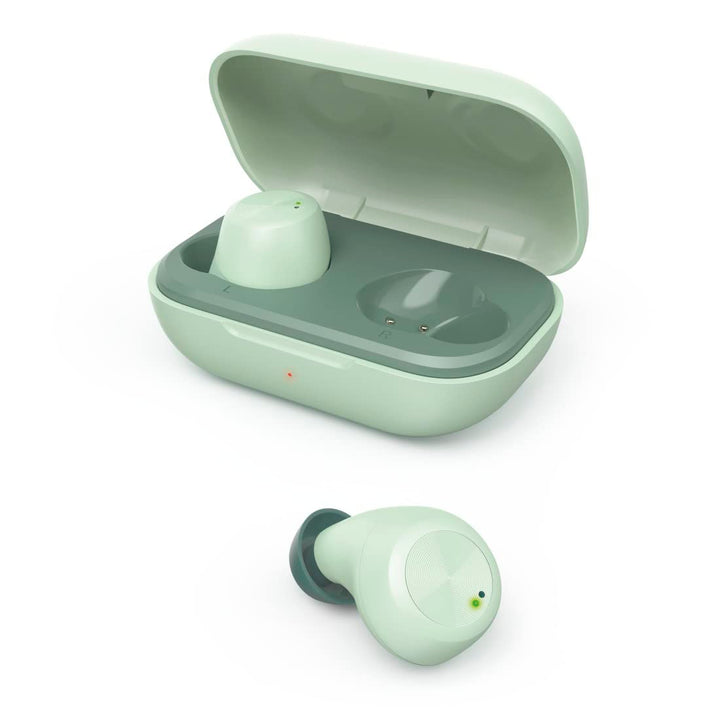 Hama Bluetooth Kopfhörer Spirit Chop IPX4 (True Wireless In Ear Kopfhörer grün, Kopfhörer kabellos,