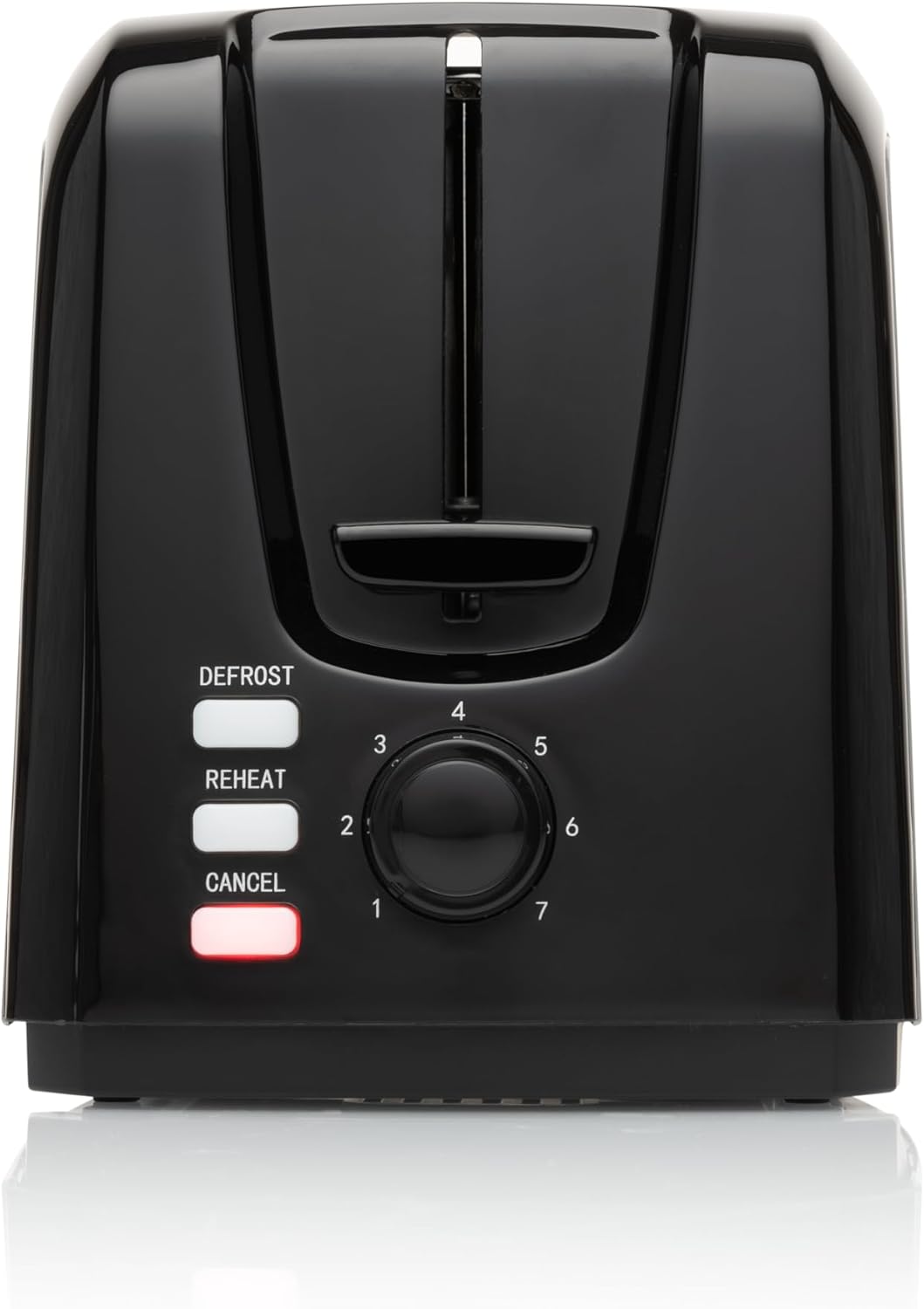 HYUNDAI Toaster TO304 I 750 W I 2 Scheiben I 7 Stufen I Krümelschublade I Stopfunktion I Gleichmässi