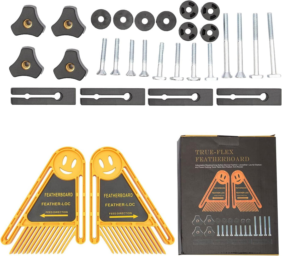 Nachar Doppel Federbrettern, Tischsägen-Federbrett- Feder Loc Board Set, Featherboard Tischsäge Push