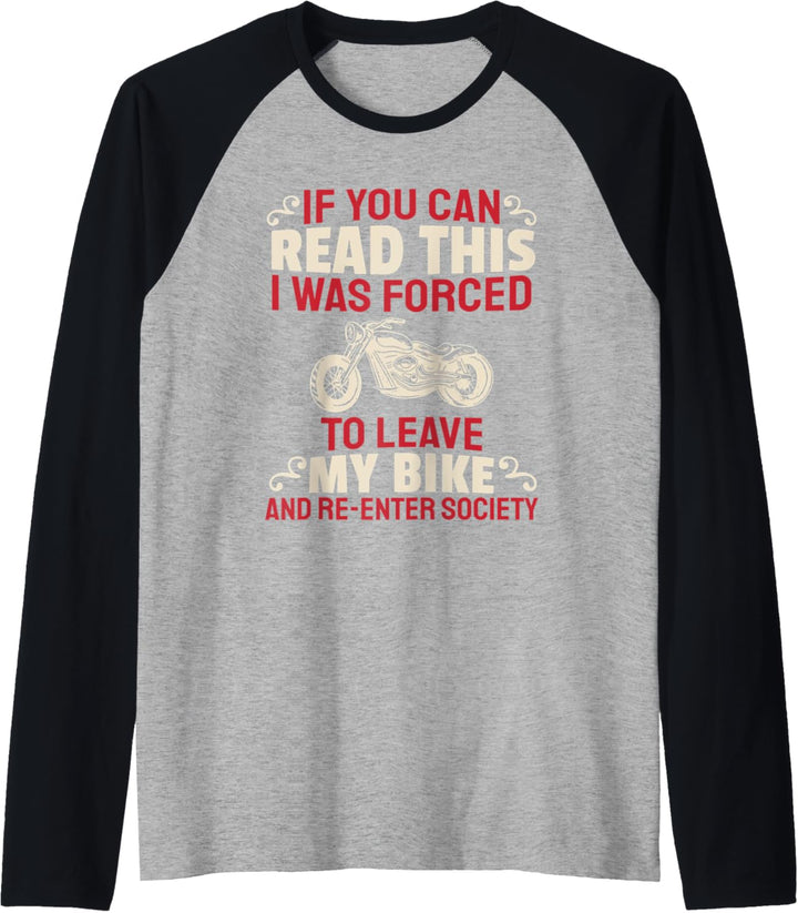 Motorradfahrer Biker - Motorcycle Motorrad Raglan