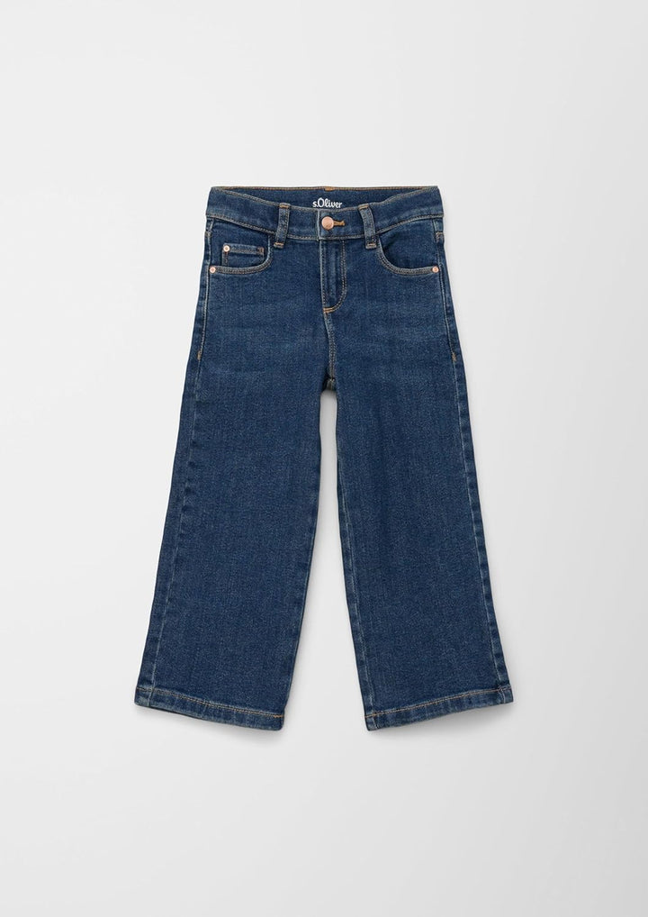 s.Oliver Junior Mädchen Jeans Hose, Wide Leg Blue 104