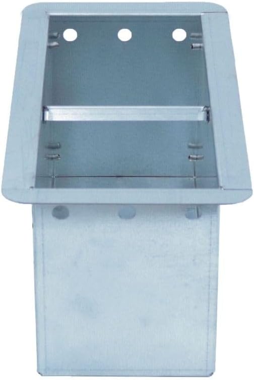 FONDERIA BONGIOVANNI | Schublade aus verzinktem Blech | Ascheauffang | Schublade für Kamin | 29,5 x