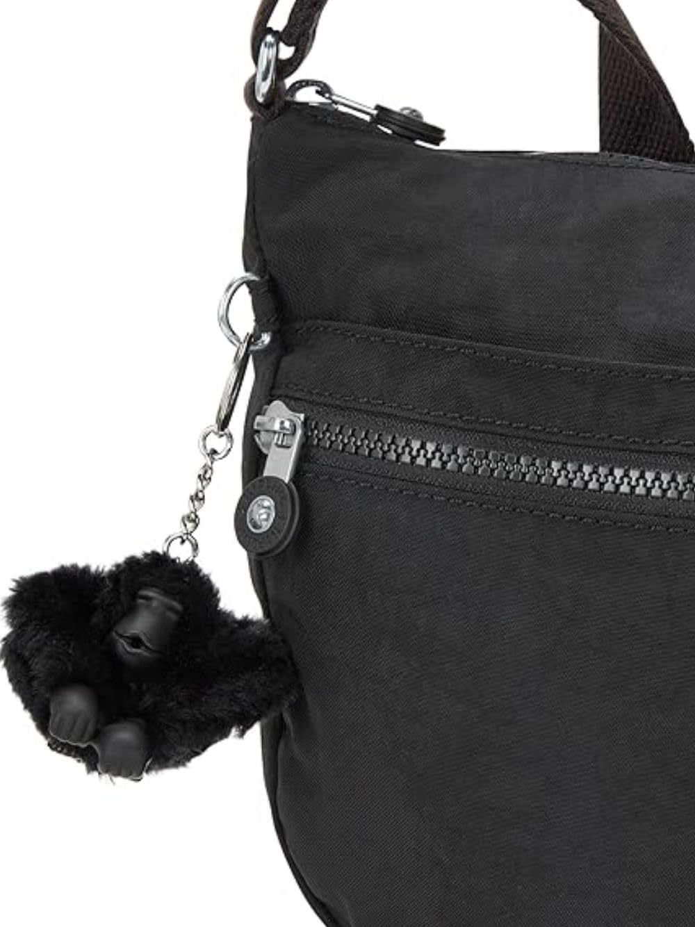 Kipling Womens IZELLAH Crossbody, Black Noir, 12x33x23 cm, Black Noir