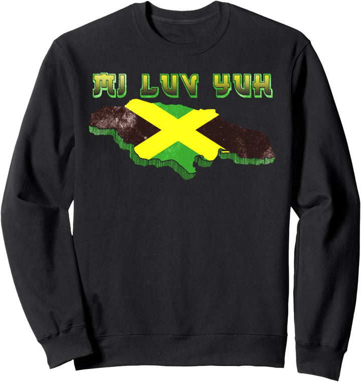 Jamaika Jamaikanische Flagge Karibik Urlaub Reggae Sweatshirt