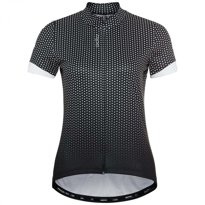 Odlo Damen Essentials_411951 Radtrikot mit Reissverschluss (1er Pack) S Black - White, S Black - Whi