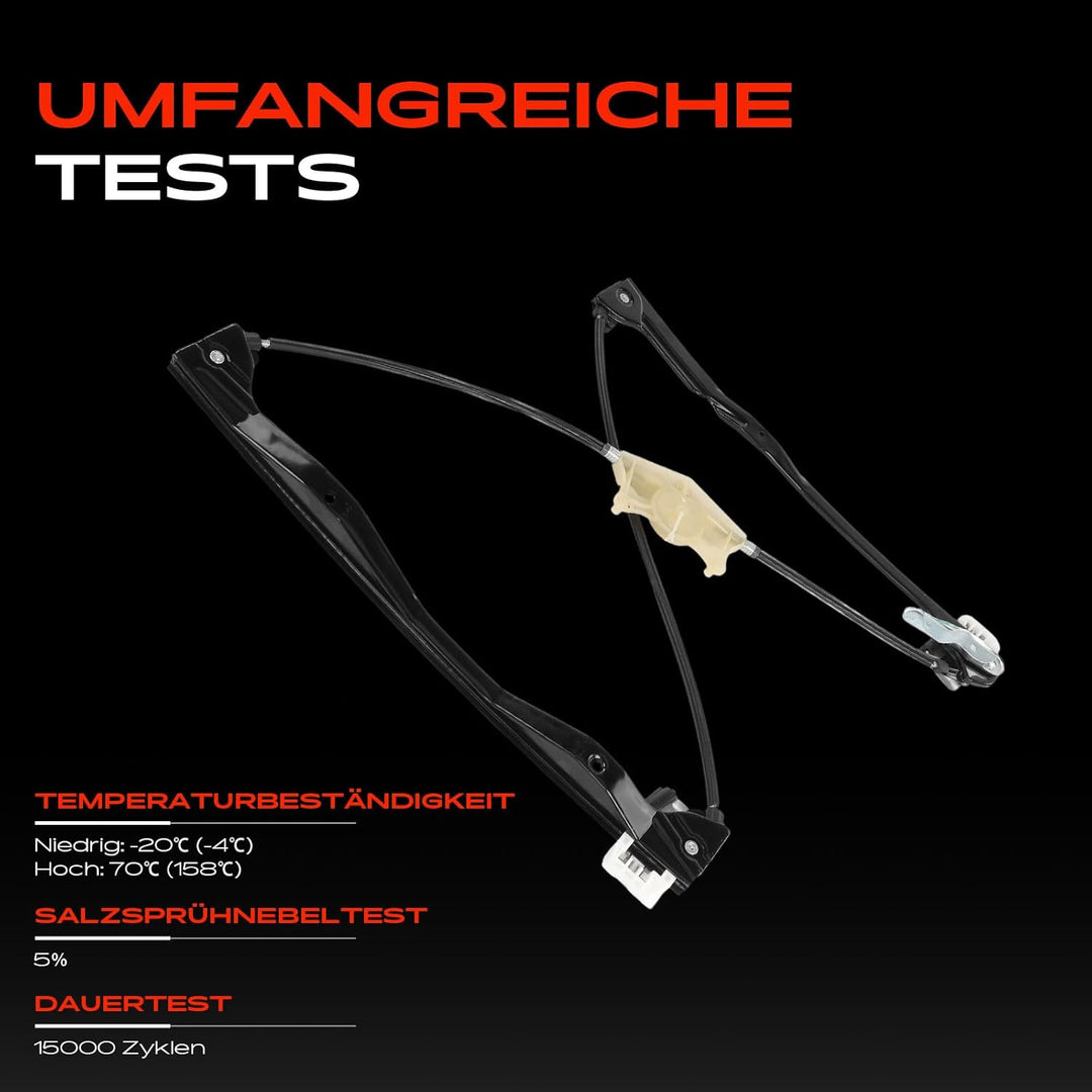 Frankberg Fensterheber Vorne Links Kompatibel mit T-o-u-r-a-n 1T1, 1T2 1T3 Alle Motoren MPV 2003-201