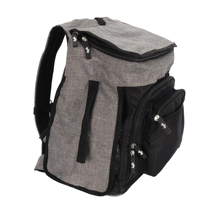 Dogit Explorer, Rucksack für Hunde, grau ohne Rollen, ohne Rollen