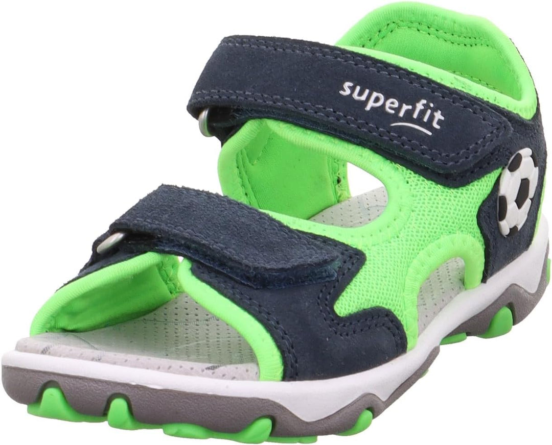 Superfit Jungen MIKE 3.0 Riemchensandalen 30 EU Blau Hellgrün 8030, 30 EU Blau Hellgrün 8030