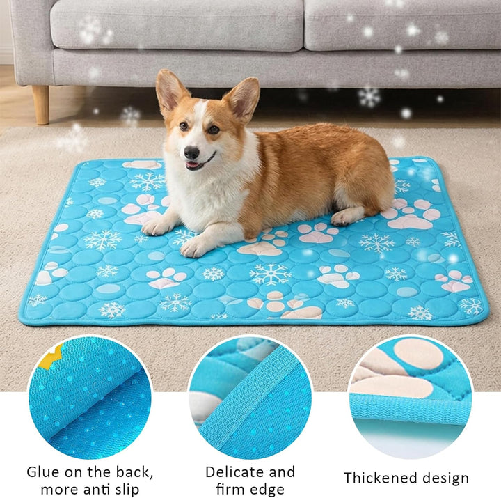 Kühlmatte für Hunde Selbst Kühlende Hundematte Waschbar Hundematte Sommer Kühlbett für grosse, mitte