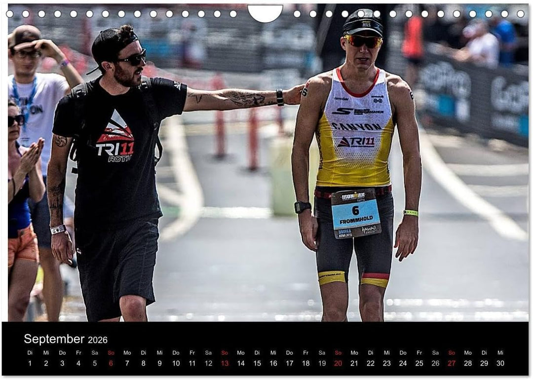 TRIATHLON 2026 (Wandkalender 2026 DIN A4 quer), CALVENDO Monatskalender: Triathlon Kalender 2016 (CA