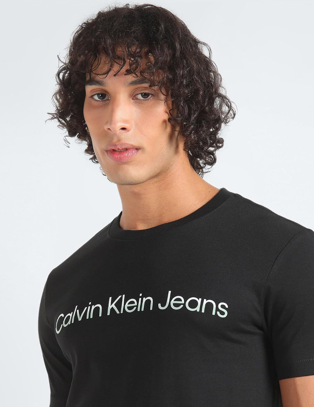 Calvin Klein Herren Kurzarm Strickoberteile XL Grosse Grössen Schwarz (Ck Black), XL Grosse Grössen