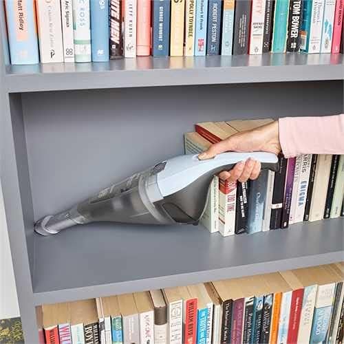 BLACK+DECKER Handstaubsauger Akku 7,2V Dustbuster (Handsauger beutellos + kabellos, breite Saugöffnu