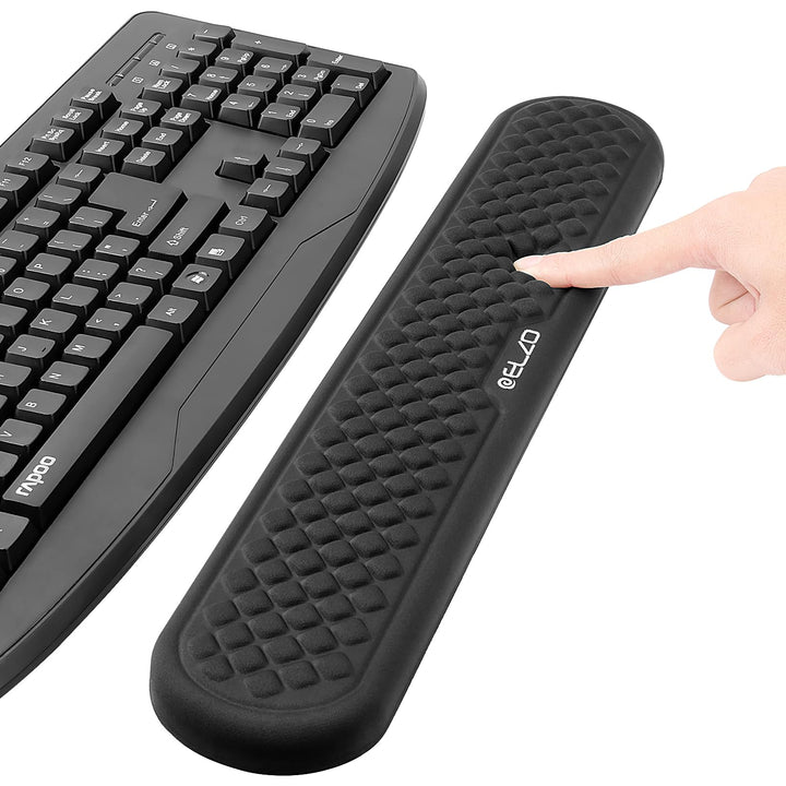 ELZO Handgelenkauflage für Tastatur, Ergonomisches Wrist Rest Memory Foam Handgelenkstützen, für Bür