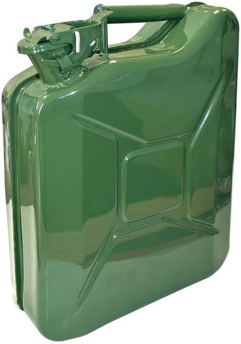 Faithfull FAIAUJERRY10 Metall-Kanister, 10 Liter, UN-App, GS-TÜV-Zertifiziert, Grün 10 Litre, 10 Lit