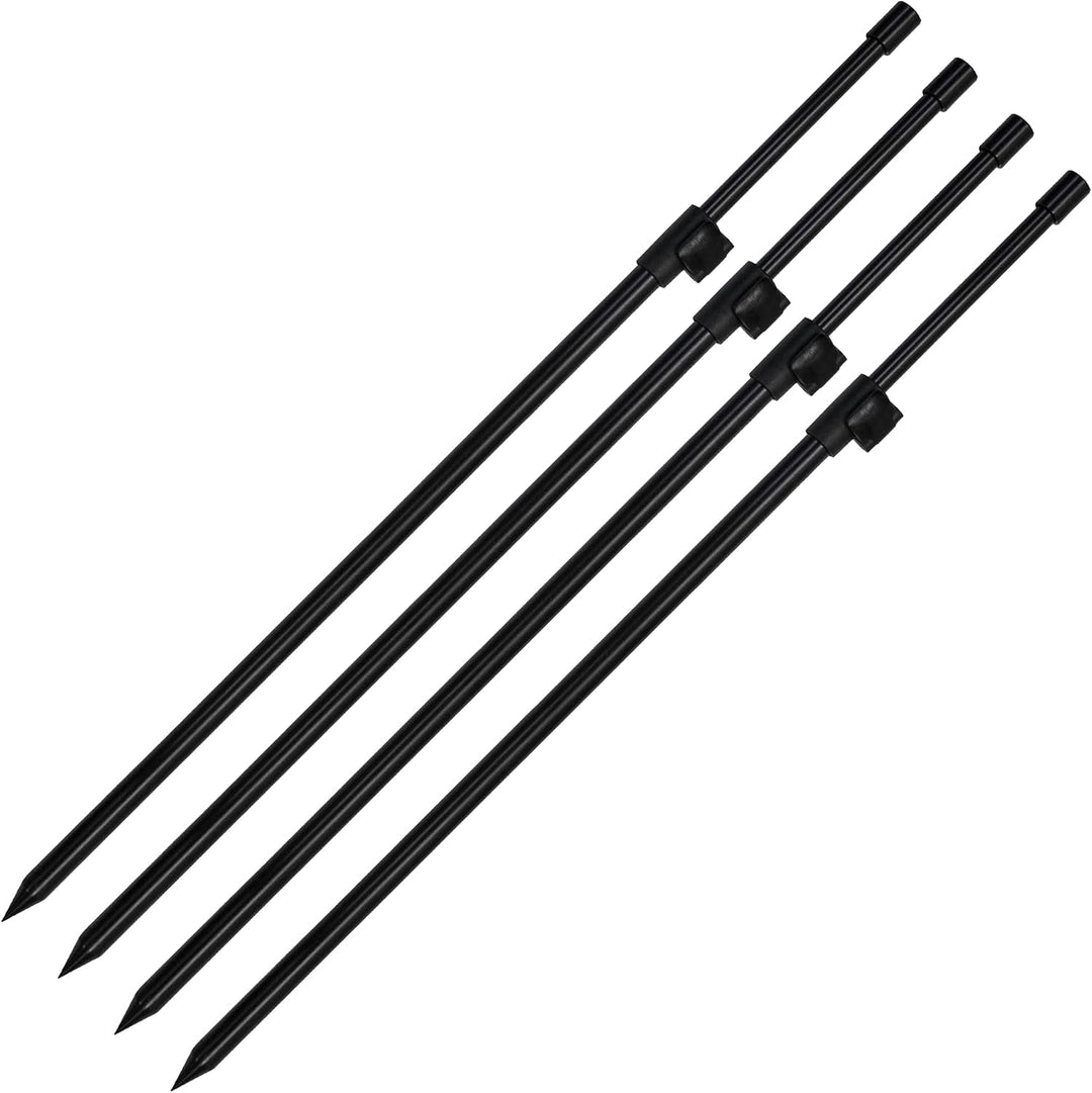 Banksticks + Bissanzeiger Set Rutenablage, 2 Ruten, 50-80cm | Komplettes Ruten-Auflage-Set, Optimale