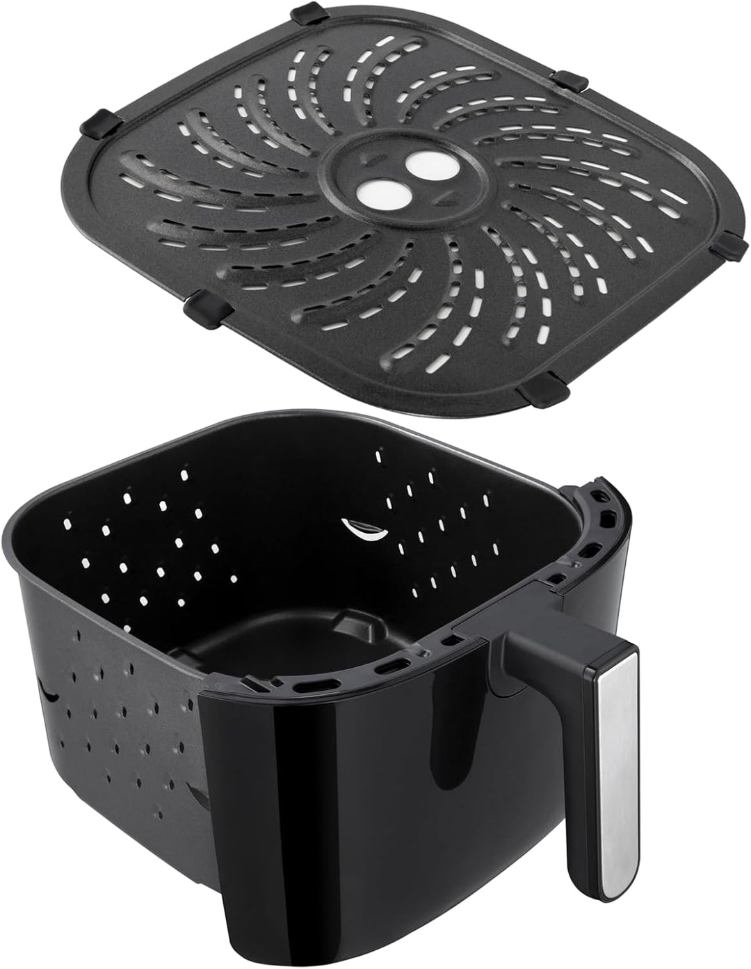Russell Hobbs Grillplatte inkl. Gummifüsse für Heissluftfritteuse [für SatisFry Airfryer 4l 27160-56