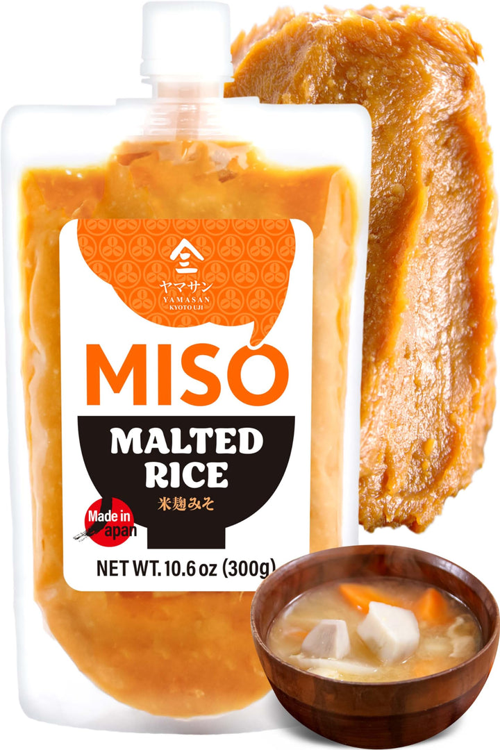 YAMASAN KYOTO UJI Miso Paste Hergestellt in Japan, Ideal zum Kochen Misosuppe, Suppen &amp; Eintöpfe, Ge