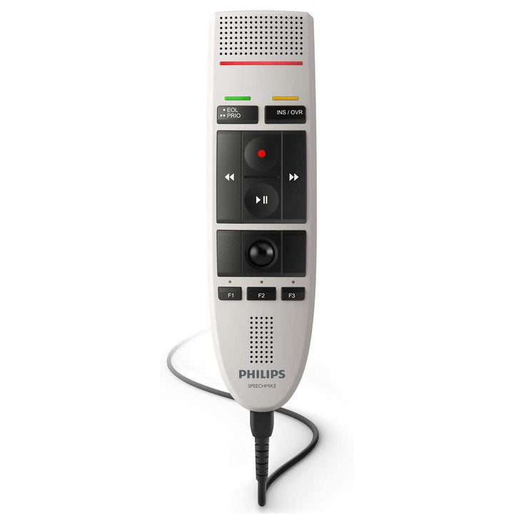 Philips LFH3200/01 SpeechMike USB-Diktiermikrofon, weiss