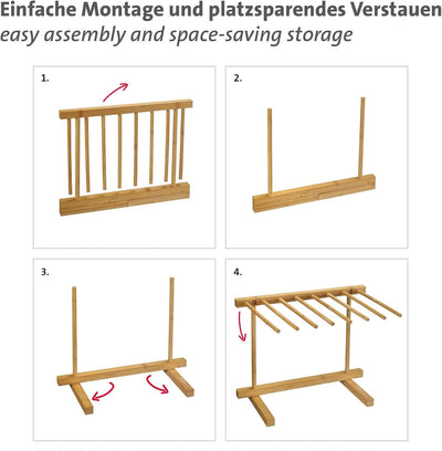 Westmark Nudeltrockner Leonardo – klappbarer Nudelständer zum Trocknen von selbstgemachter Pasta, na