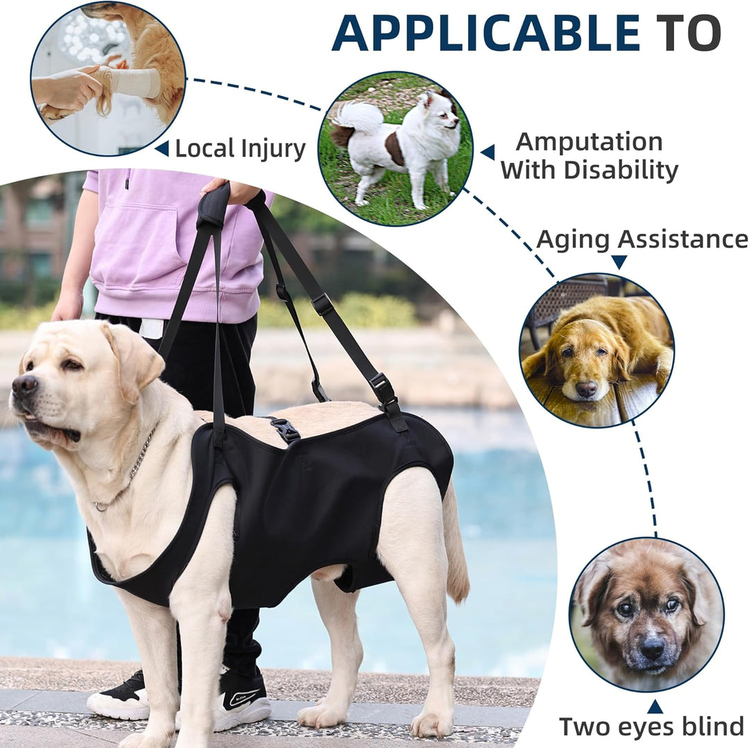 Hundetragetasche, Notfallrucksack für Haustiere, Beine, Unterstützung & Rehabilitation, Hunde-Liftge