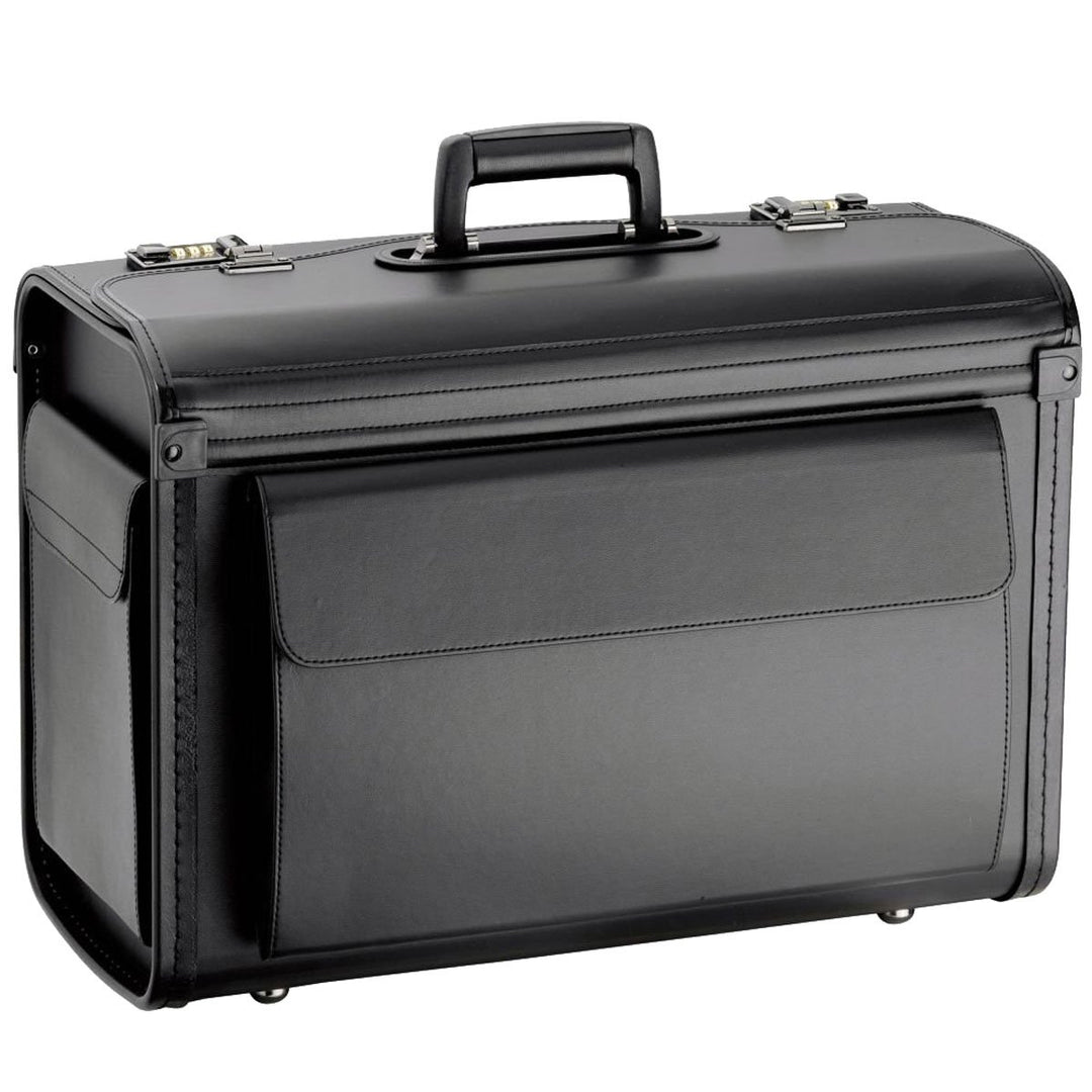 Bowatex Grosser Pilotenkoffer - Business Aktenkoffer - Schwarz - 51 cm