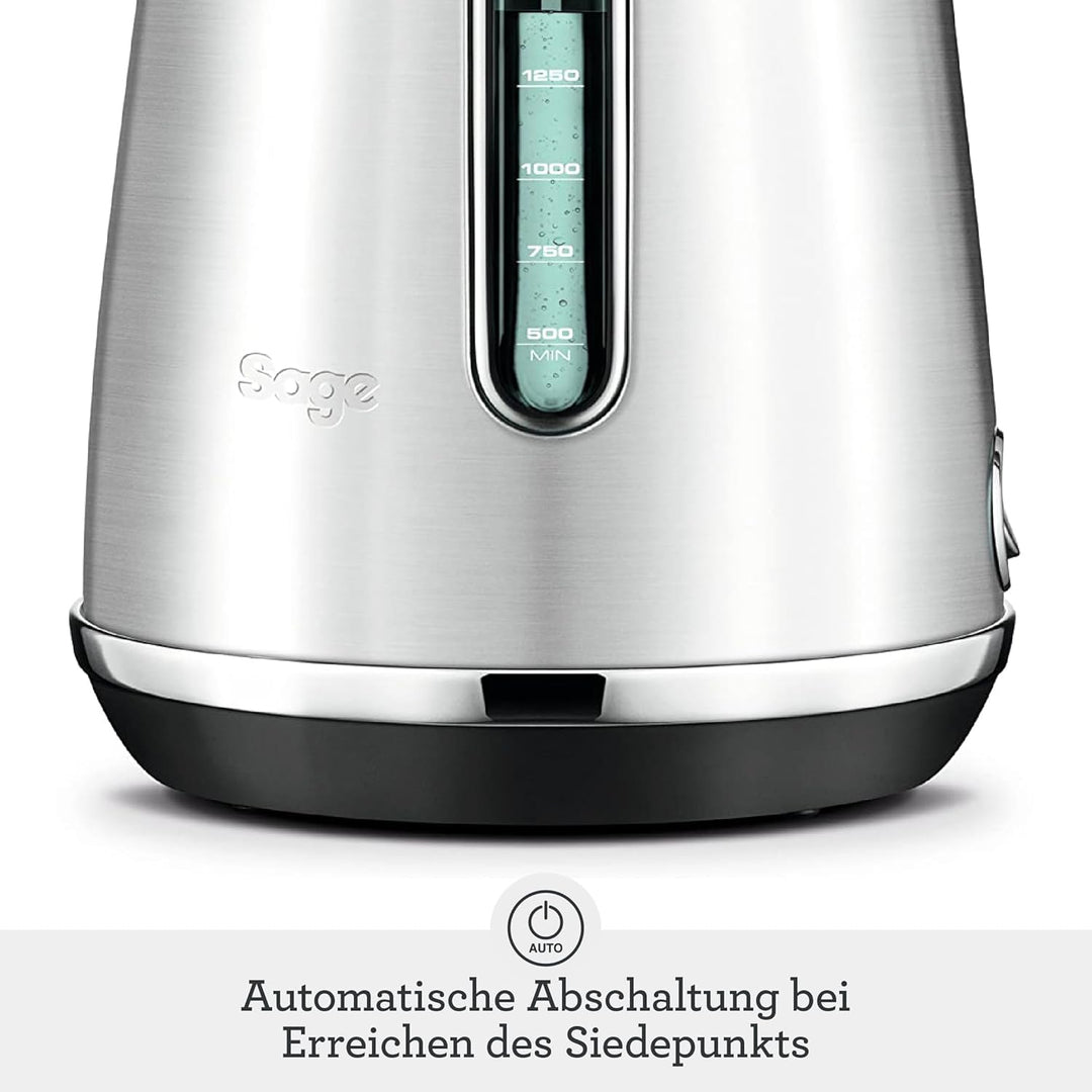 Sage - The Soft Top Luxe - Wasserkocher mit Kontrollanzeige - 1,7 L Fassungsvermögen, Schnelles Sied