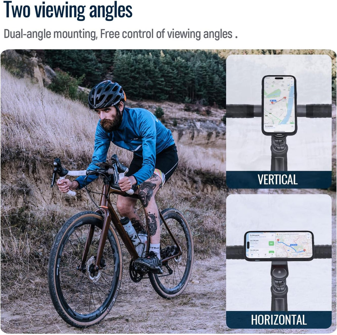 sincetop Fahrrad-Handyhalterung, Mountainbike-Vorbau Handyhalter, universelle Aluminium-Lenkerhalter